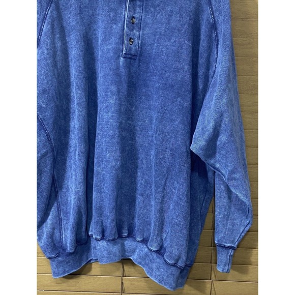 Cotton Works Pullover Hoodie Blue  3XL 3 Extra Large Soft Casual - Picture 3 of 10